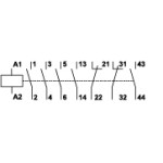 contactorul motorului ces 65.22-24v-50/60hz 004646561
