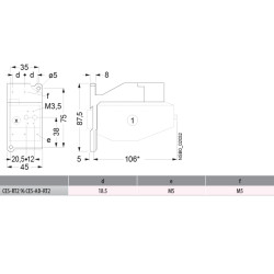 releu termic de suprasarcina ces-rt2-36 004646600