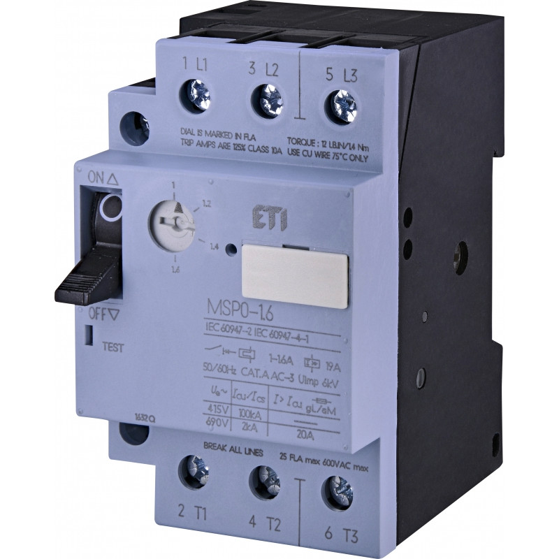intrerupator protectie motor msp0-1,6 004646620