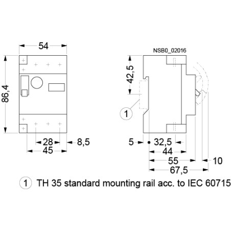 intrerupator protectie motor msp0-1,6 004646620