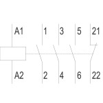 contactorul motorului cem12.01-220v-dc 004643211