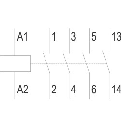 contactorul motorului cem18.10-24v-dc 004644220