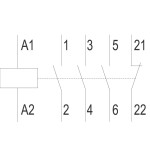contactorul motorului cem18.01-24v-dc 004644210