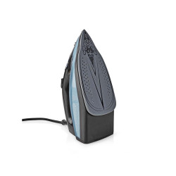 fier de calcat nedis, 2600w, 320ml, placa ceramica, albastru