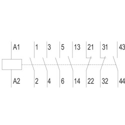 contactorul motorului cem112e.22-130v-ac/dc 004646019