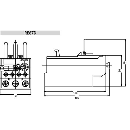 releu termic de suprasarcina re67.2d-57 004644417