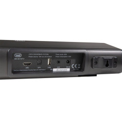 soundbar mini 2.0 trevi sb 8312 tv, bluetooth usb, aux, sd, 30w, negru