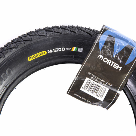 anvelopa bicicleta 12x2.00", etrto 50-203, model m-1500, negru, profil street