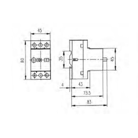 intrerupator protectie motor ms25-0,25 004600020