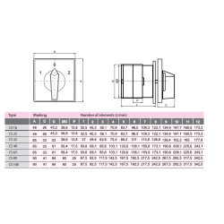 comutator camera cs 40 90 u 004773004