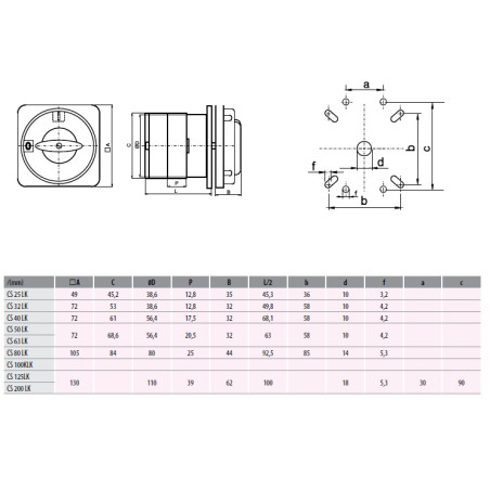 comutator camera cs 25 91 u lk 004773062