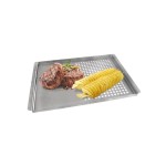 Plăci și farfurii la grătar, Placă pentru grătar ORION 40x26x1,5cm oțel inoxidabil -1, dioda.ro