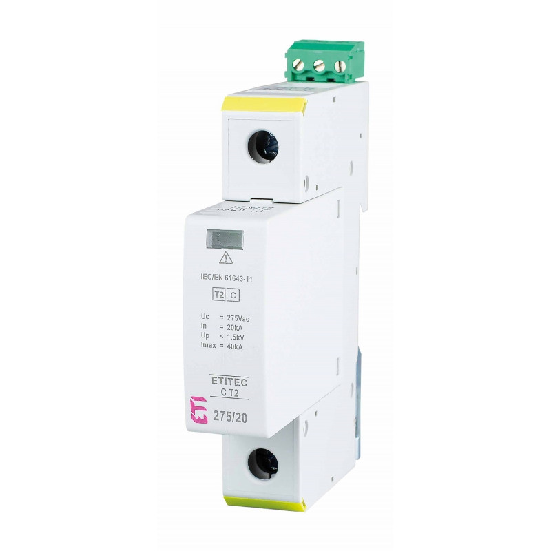 protectie supratensiuni etitec c t2 275/20 1+0 rc 002440394