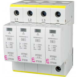 protectie supratensiuni etitec c t2 275/20 4+0 002440395