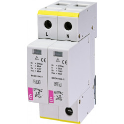 protectie supratensiuni etitec c t2 275/20 2+0 002440397