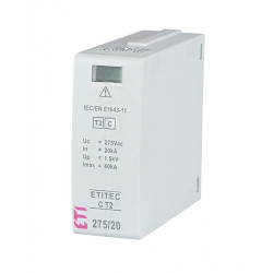 protectie supratensiuni mod. etitec c t2 275/20 002440414