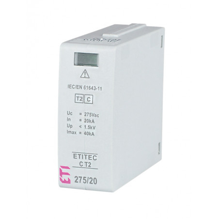 protectie supratensiuni mod. etitec c t2 275/20 002440414
