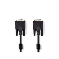 Cabluri VGA, Cablu 1x conector VGA - 1x conector VGA 2m NEDIS -1, dioda.ro