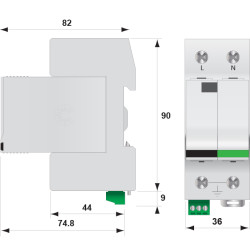 protectie supratensiuni etitec v t12 280/12,5 1+1 002442903