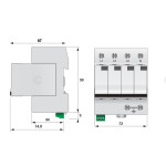 protectie supratensiuni etitec v t12 280/12,5 4+0 002442907