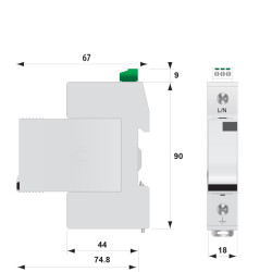 protectie supratensiuni etitec v t12 280/12,5 1+0 rc 002442910