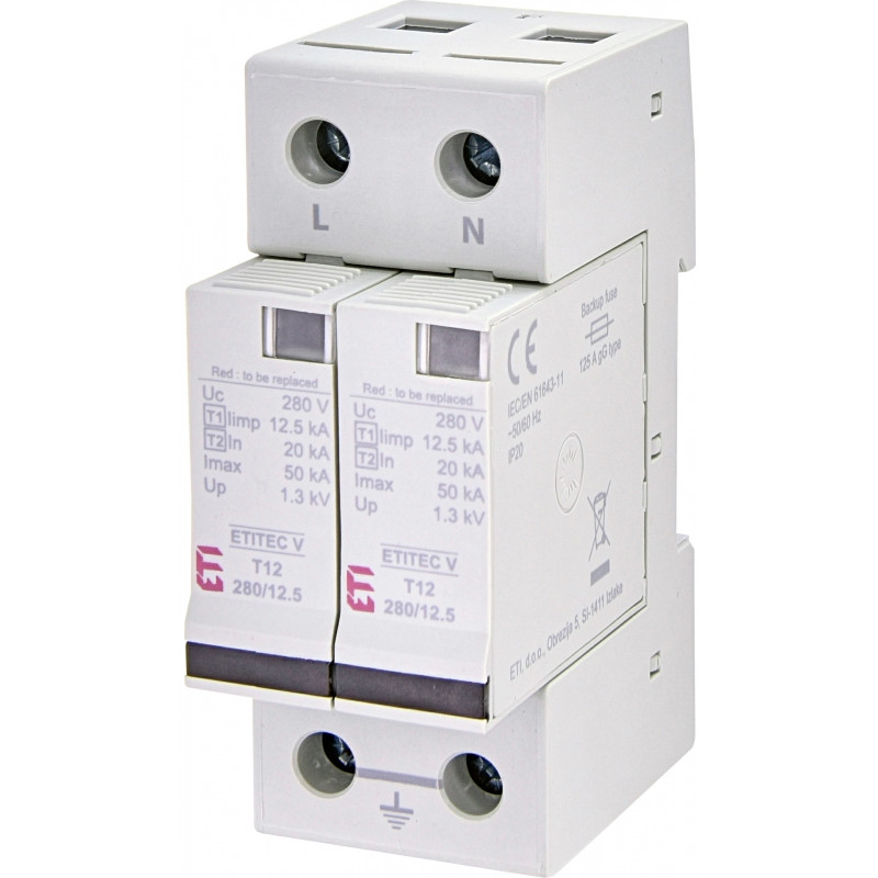 protectie supratensiuni etitec v t12 440/12,5 2+0 rc 002442914