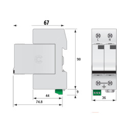 protectie supratensiuni etitec v t12 440/12,5 2+0 rc 002442914