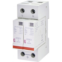protectie supratensiuni etitec v t2 255/20 2+0 002442953