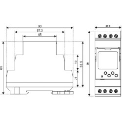 releu de timp-digital sht-3/2 230v 002470057