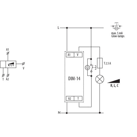 releu de reglare a intensitati dim-14 002470023