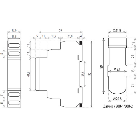 comutator de noapte sou-1/230v+senzor 002470011