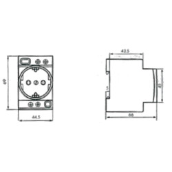 priza t-2p+z schuko p 002414020
