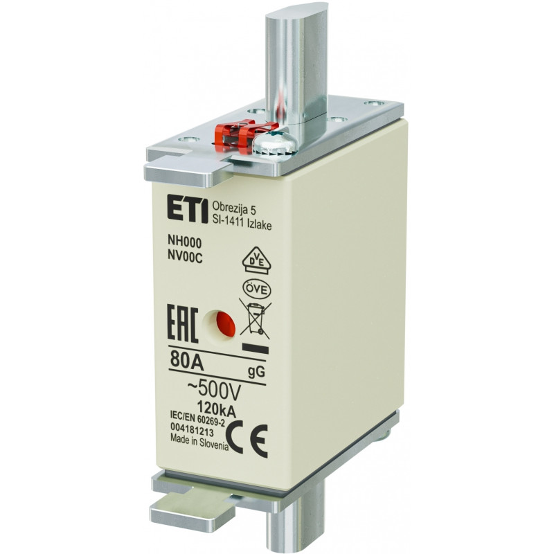siguranta nh000 gg 80a/500v 004181213