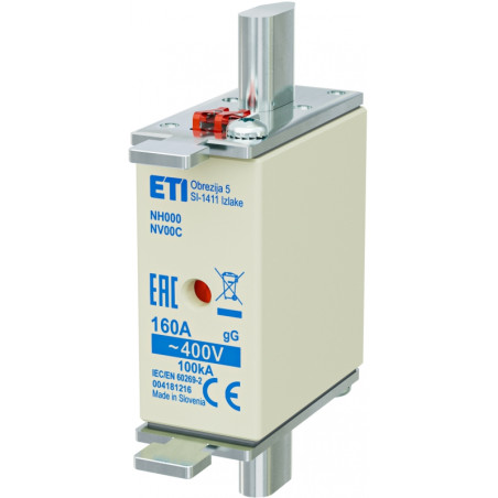 siguranta nh000 gg 160a/400v 004181216