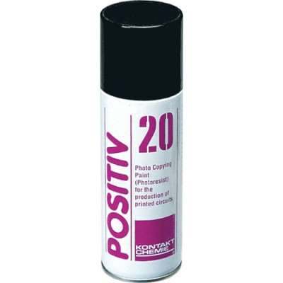 Materiale pentru producerea pcb, Positive 20 aerosol fotoresistent 200ml 20/200 -2, dioda.ro