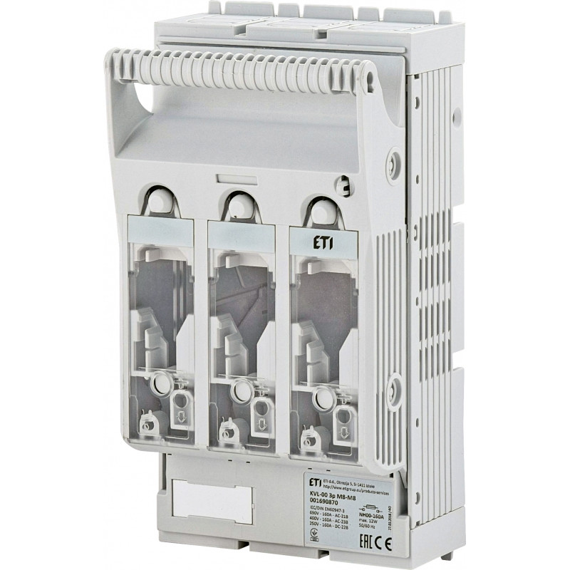 comutator cu siguranta kvl-00 3p m8-m8 001690870 comutator cu siguranta kvl-00 3p m8-m8 001690870