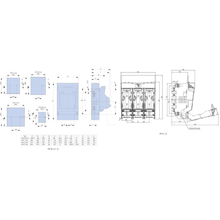 comutator cu siguranta hvl 4a 3p 2xm12 1600 001692630
