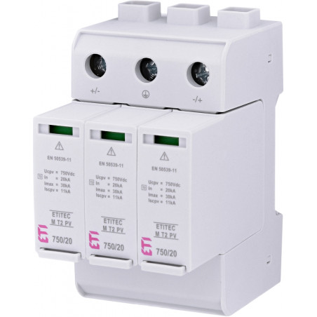 protectie supratensiuni etitec m t2 pv 1500/20 y 002440517