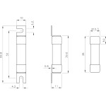 siguranta ch10x38 gpv 7a 1000v ul 002625110 siguranta ch10x38 gpv 7a 1000v ul 002625110