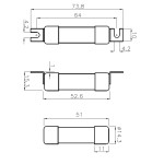 siguranta ch14x51 gpv 36a/1000v dc 002637115