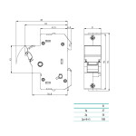 baza sigurante efh 14 dc 2p led 002560213