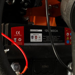 mini tractor detoolz, 17cp, 530cc, motor pe motorina 4t, 4x4, 4 viteze, pornire electrica, 2 cutii de viteze