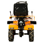 mini tractor detoolz, 17cp, 530cc, motor pe motorina 4t, 4x4, 4 viteze, pornire electrica, 2 cutii de viteze
