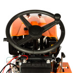 mini tractor detoolz, 17cp, 530cc, motor pe motorina 4t, 4x4, 4 viteze, pornire electrica, 2 cutii de viteze