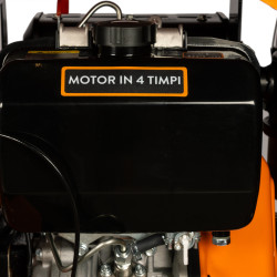 mini tractor detoolz, 17cp, 530cc, motor pe motorina 4t, 4x4, 4 viteze, pornire electrica, 2 cutii de viteze