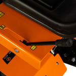 mini tractor detoolz, 17cp, 530cc, motor pe motorina 4t, 4x4, 4 viteze, pornire electrica, 2 cutii de viteze