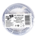 cablu otel zincat micul fermier, plastifiat, diametru 2-3.5mm, lungime 25m