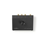 Comutatoare AV, Comutator 1x jack 3,5 mm + 3x RCA - 1x RCA NEDIS ASWI2404BK -1, dioda.ro
