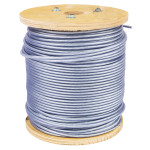 tambur cablu otel zincat micul fermier, plastifiat, diametru 2-3.5mm, lungime 100m tambur cablu otel zincat micul fermier, plastifiat, diametru 2-3.5mm, lungime 100m