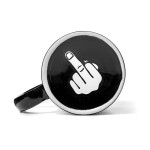 Cana cu degetul mijlociu Have a Nice Day - NEAGRA